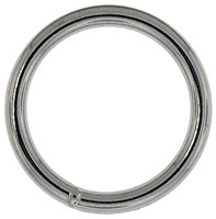 Welded Steel O-Ring, Nickel Plated